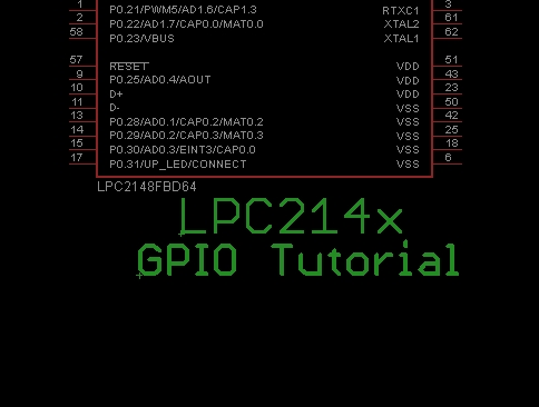 LPC2148 GPIO Programming Tutorial